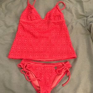 Roxy swim bikini set top L bottom M